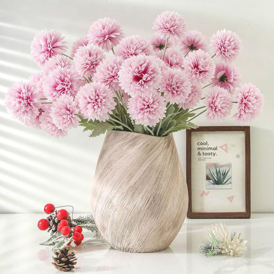ALMA White Modern Ceramic Vase, 8'' Tall Minimalist Flower Vase for Home Decor, Beige Textured Vase for Living Room, Bedroom, Enterway, Bookshelf, Mantel,Dinning Table, Gift for Wedding & Holiday