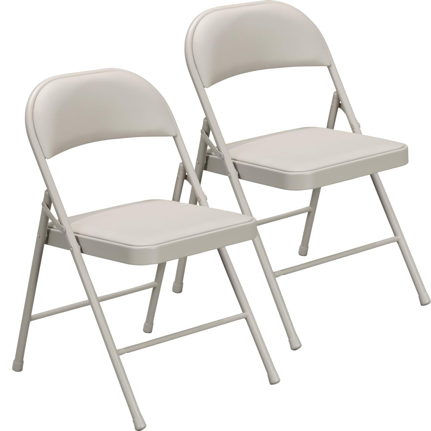 Black Folding Chairs 4-Pack, Breathable Plastic for Card Tables & Indoor Outdoor, Easy-Clean & Supports 400 Lbs